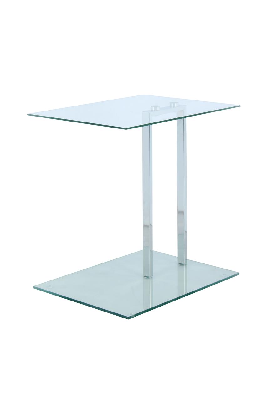 

Журнальный столик Kayoom Quadro SM125 Transparent/Chrom