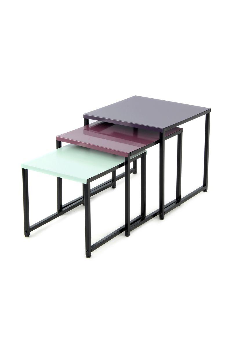 

Набор из 3 столов Kayoom Trio M110/3 Plum/Green