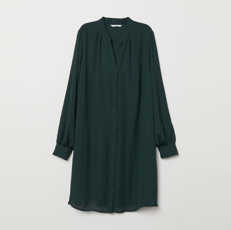 

Платье H&M 6639708-ACXO 32 Темно-зеленое