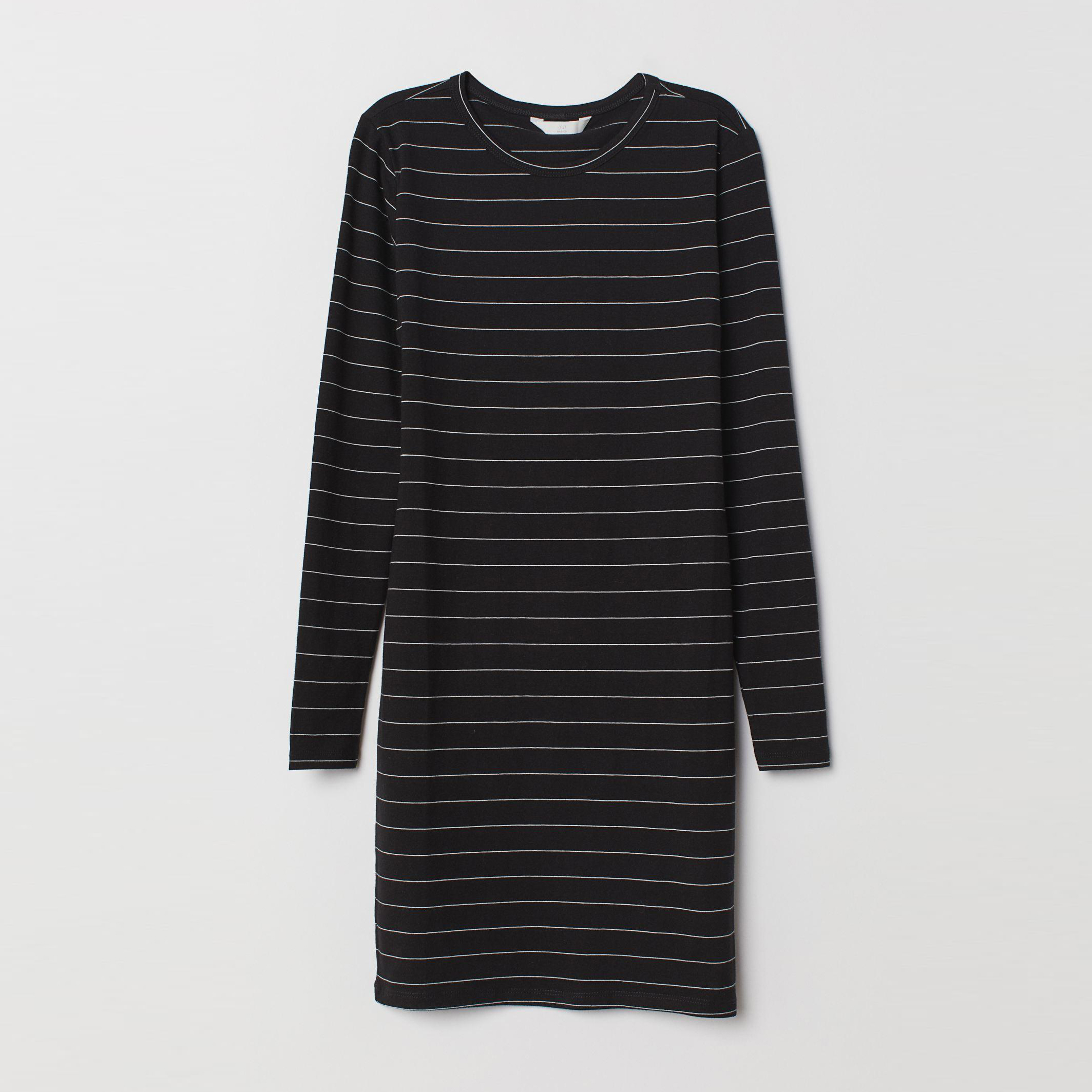 

Платье H&M 7311469-AAWT XS Черное с белым