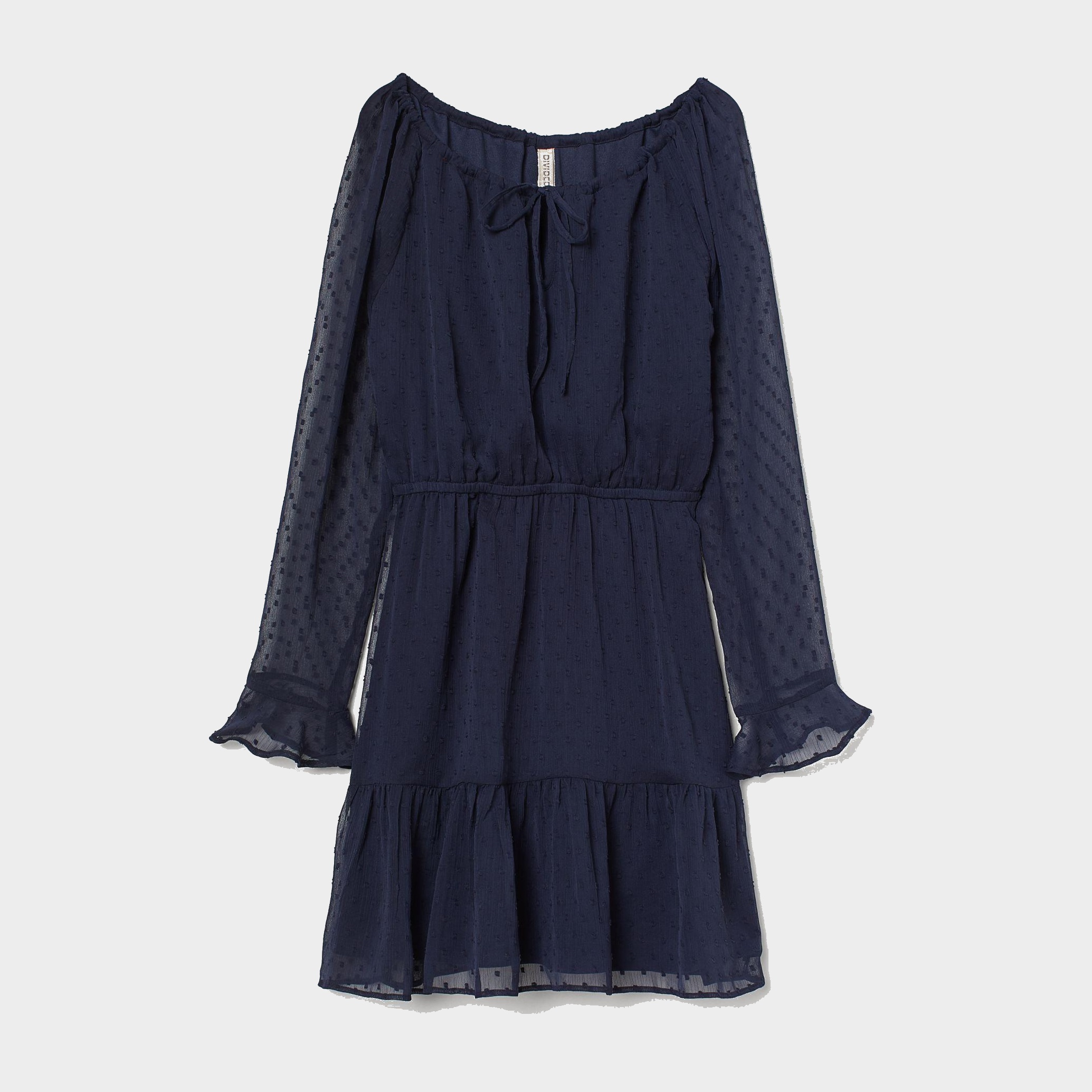 

Платье H&M 8165971-AAQJ 36 Темно-синее