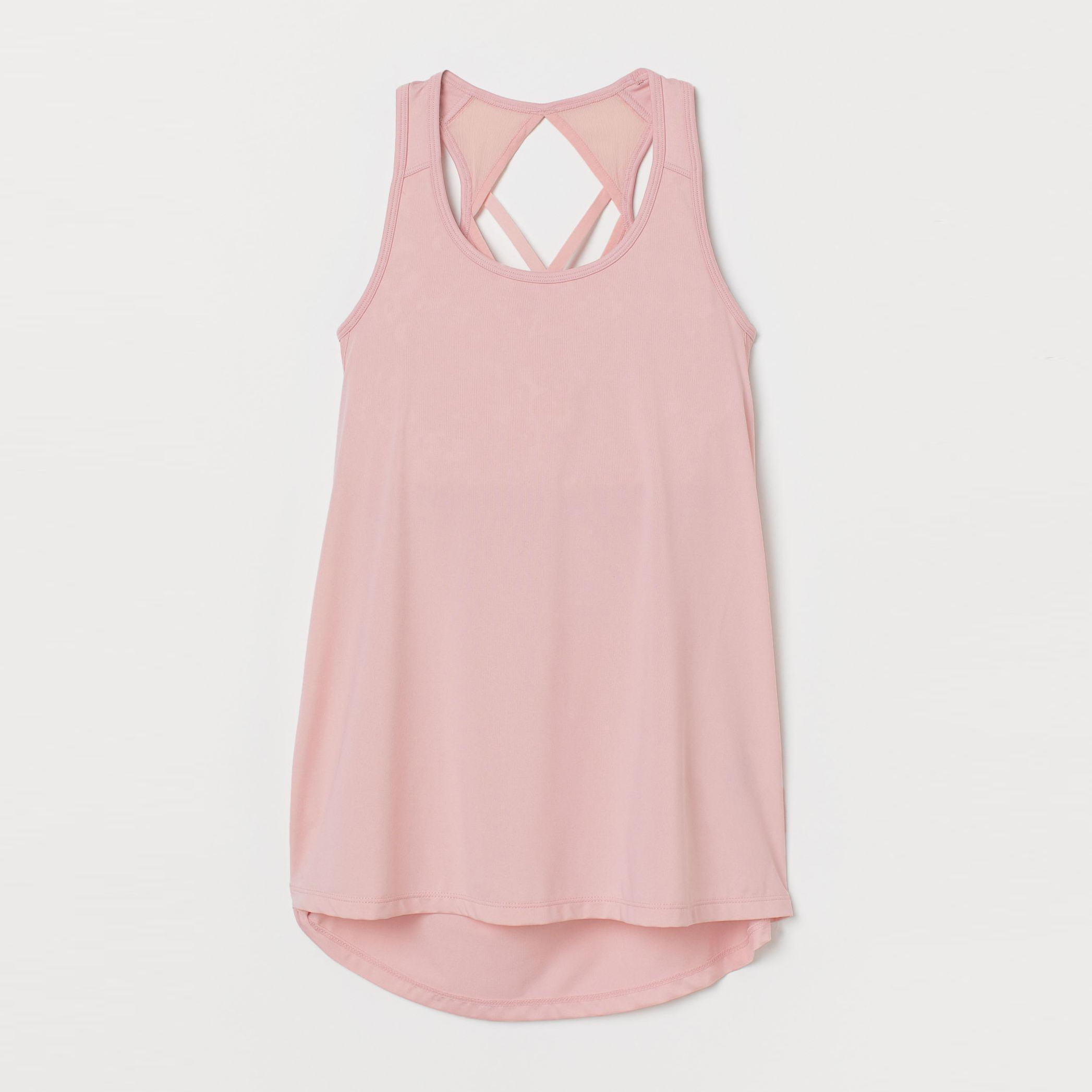 

Спортивная майка H&M 7035599-ACWG S Розовая