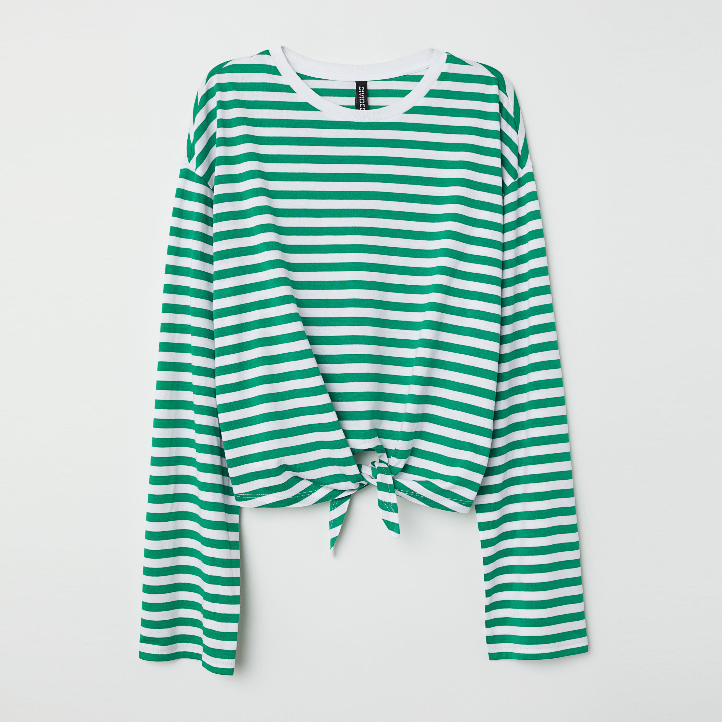 

Топ H&M 6358447-AAVQ XS Белый с зеленым