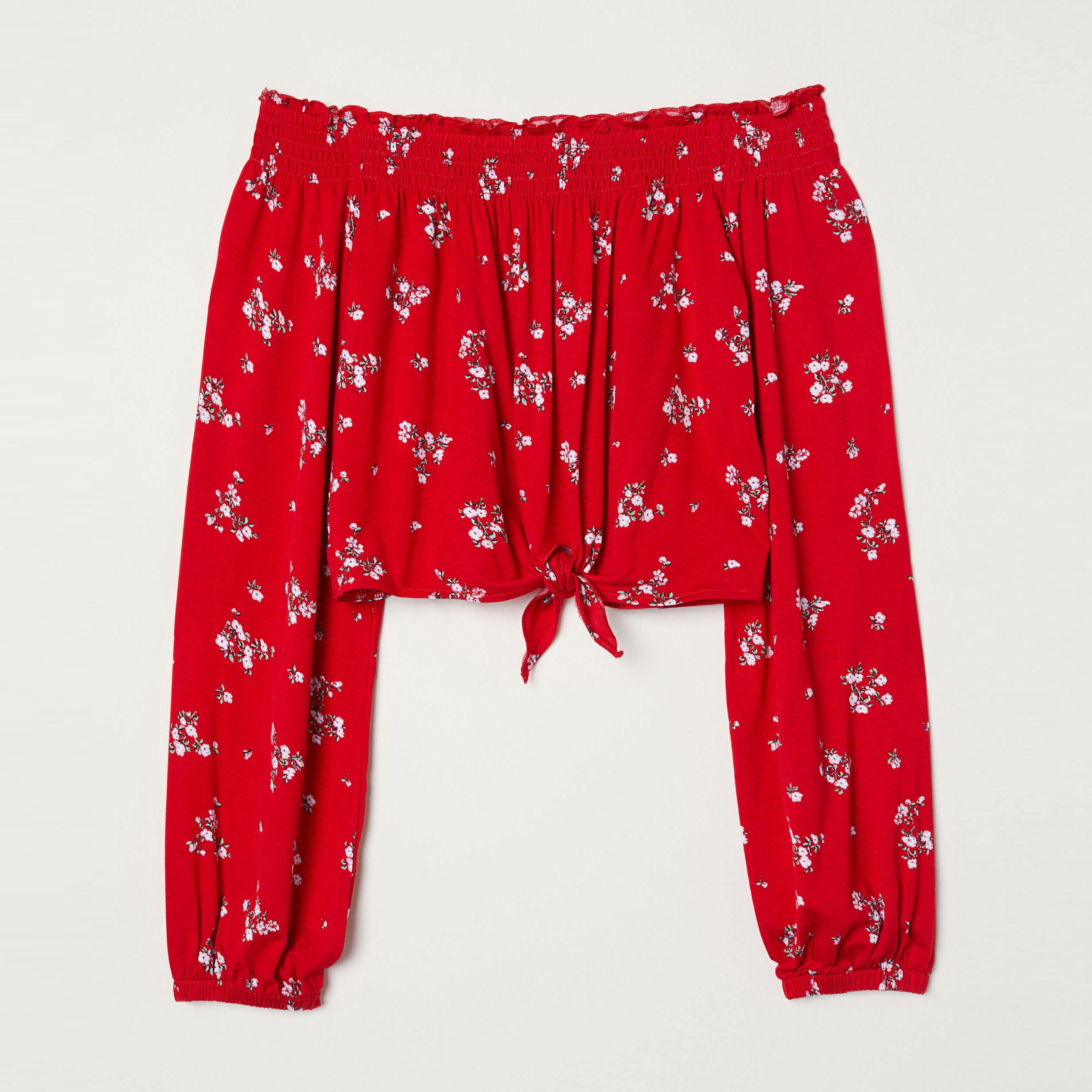 

Топ H&M 6481738-ADRP XXS Красный