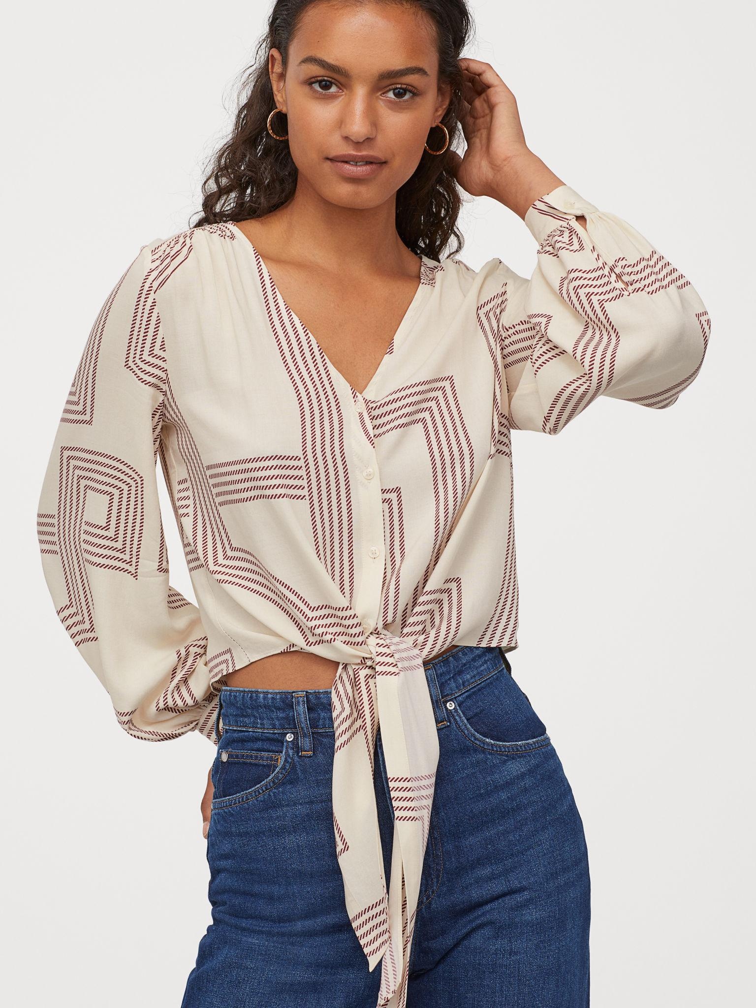 

Топ H&M 7622120-ACKW 48 Молочный