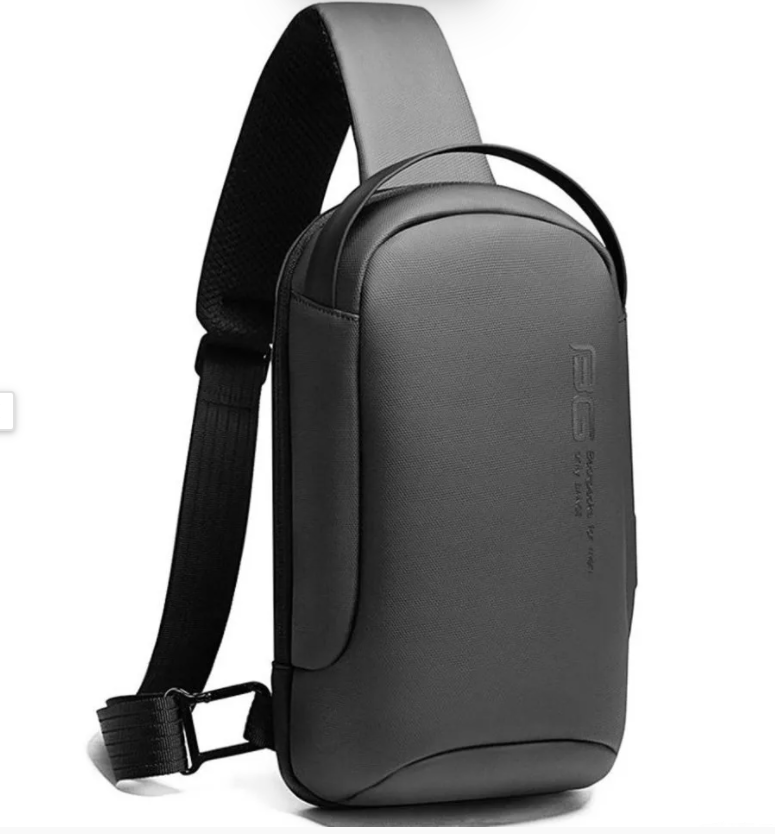

Сумка плечевая повседневная EDC слинг бананка рюкзак однолямочный Bange BG-7221 серый (bag-03b)