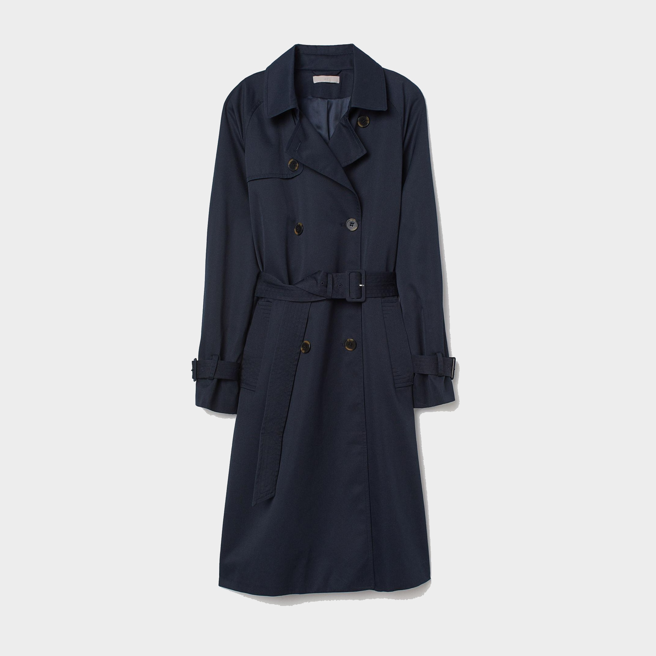 

Тренч H&M 7087149-AAQJ 36 Темно-синий