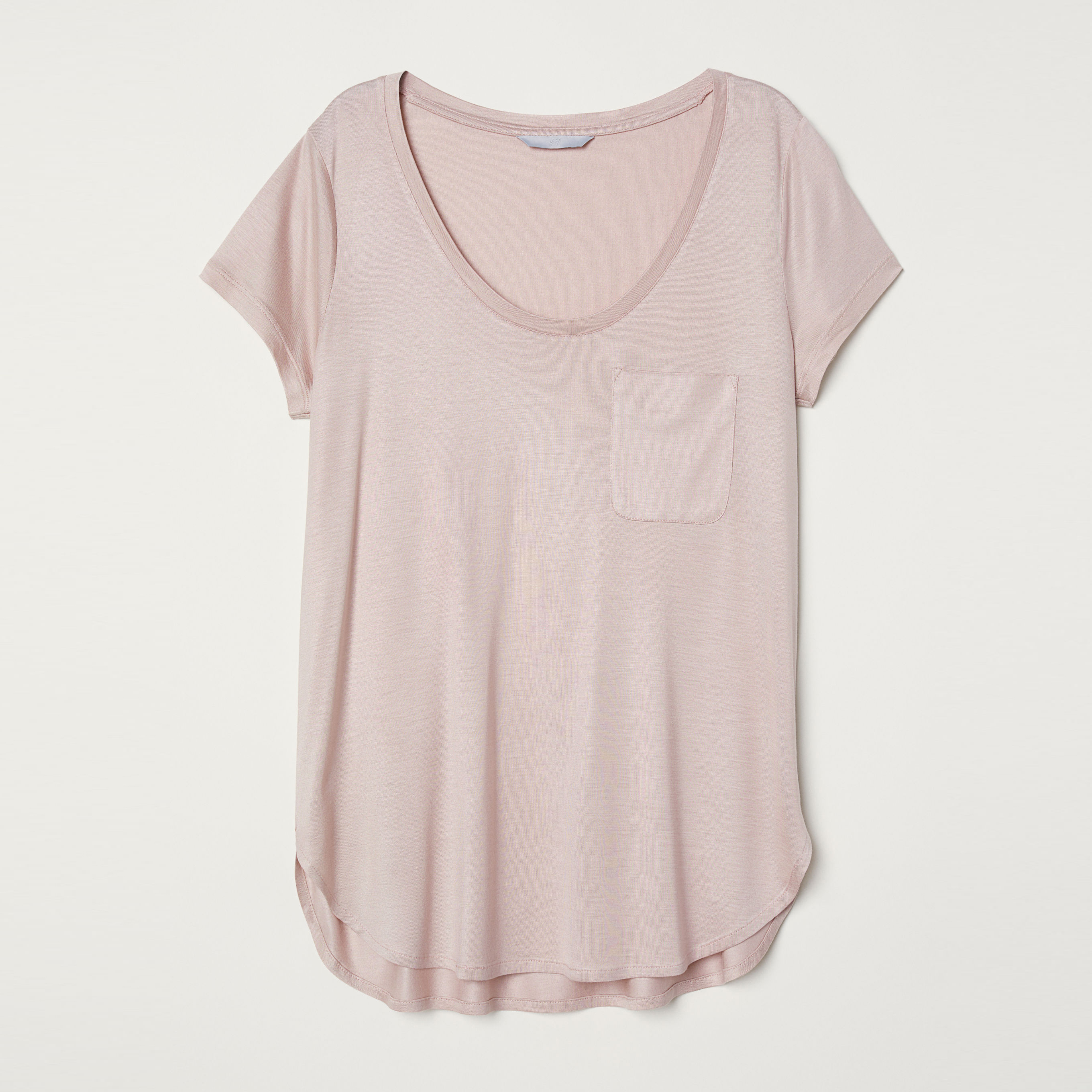 

Футболка H&M 5486138-ACUH M Бледно-розовая