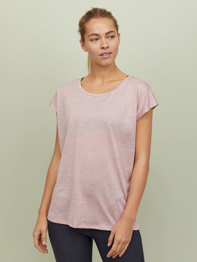 

Футболка H&M 6786969-ACWG M Розовая