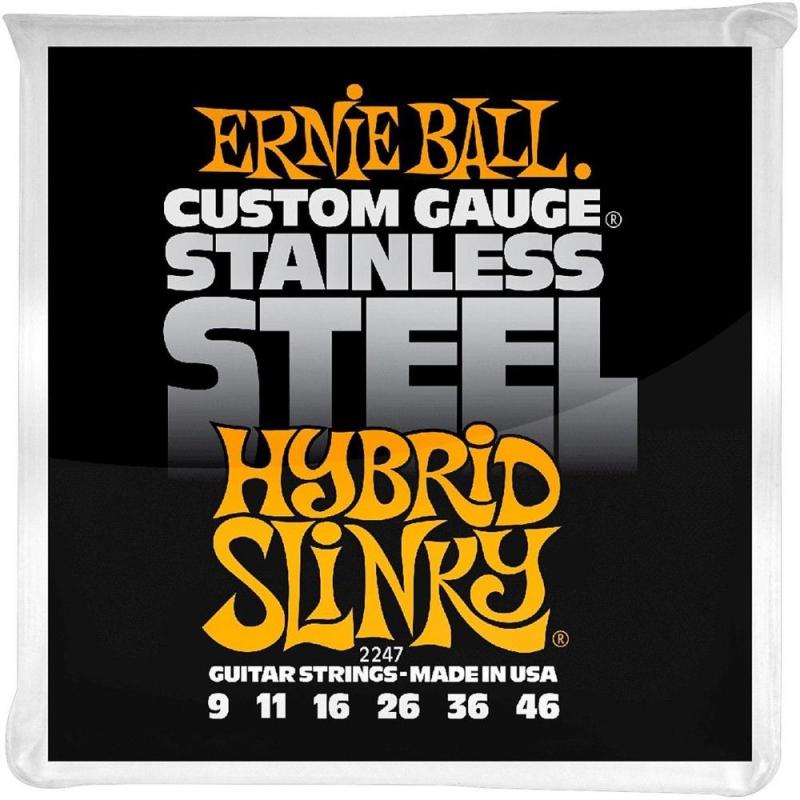 

Ernie Ball 2247 Stainless Steel 9-46 Hybrid Slinky
