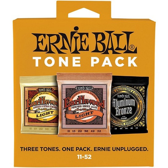 

Комплект струн Ernie Ball Light Tone Pack 11-52 для акустической гитары