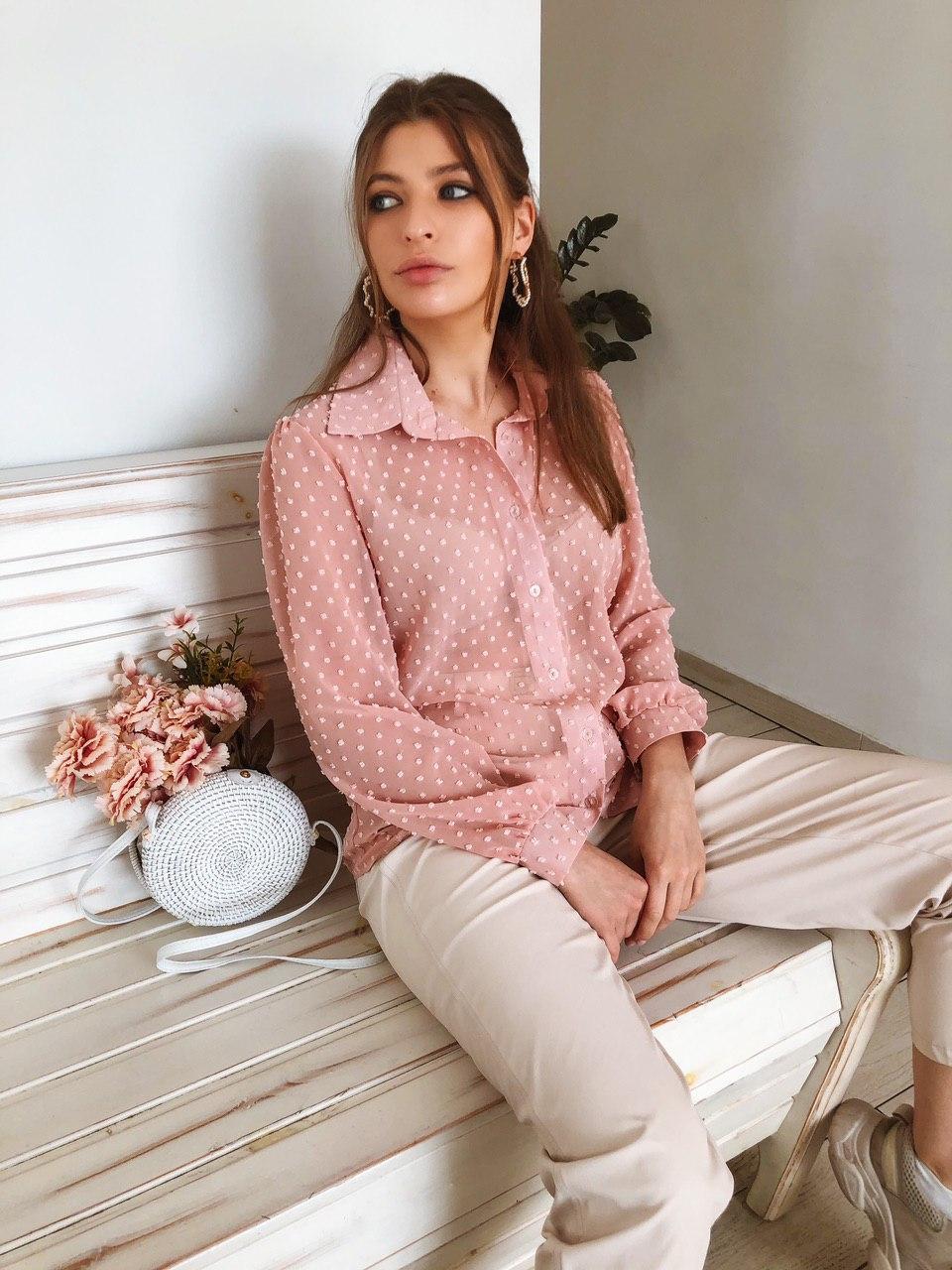 

Fashions • Блуза Нири Fashions M (44-46) пудра