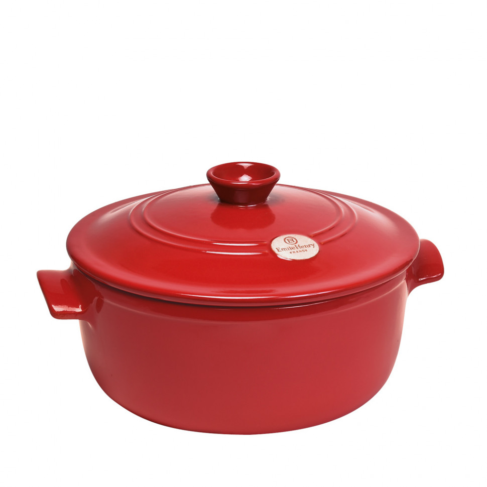

Кастрюля керамическая Emile Henry Flame 4 л (красный)