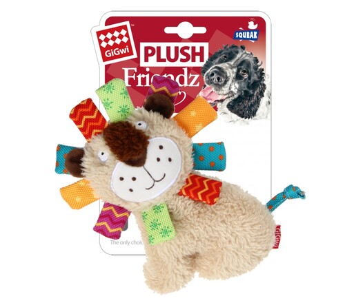 

Игрушка для собак львенок с пищалкой BRONZEDOG GIGWI PLUSH FRIENDZ 17 х 11 х 4 см Bronzedog BGL-BND-2578