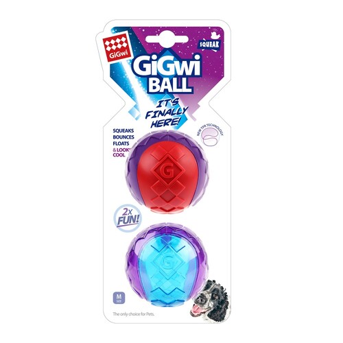 

Игрушка для собак мяч с пищалкой BRONZEDOG GIGWI BALL Ø 6.5 см - 2 шт Bronzedog BGL-BND-2522