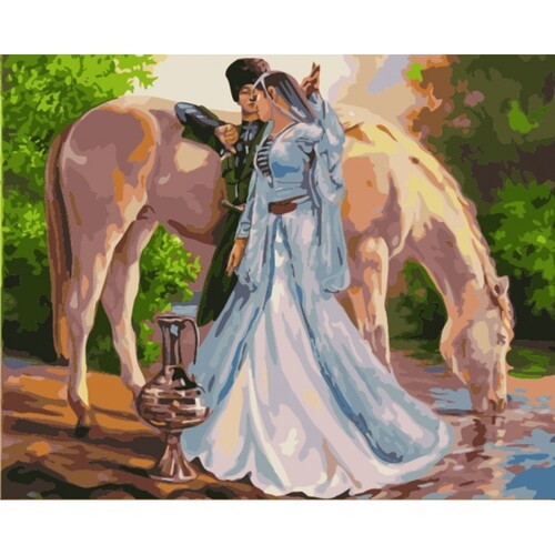 

Картина по номерам Dreamtoys У водопоя 40 x 50 см Dreamtoys BGL-DTS-512