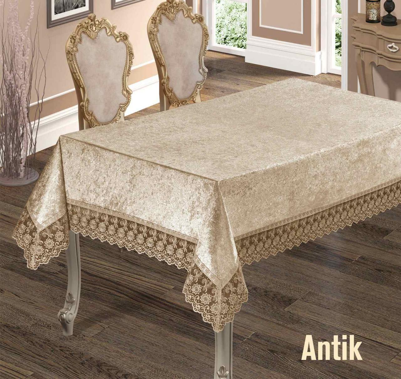 

Скатерть Велюр Maison Royale 160x350 Antik Cappucino