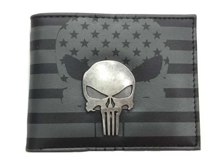 

Кошелек бумажник с логотипом Marvel Punisher (Каратель)