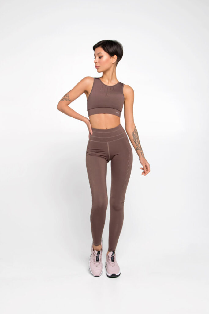 

Женский спортивный комплект (Леггинсы и Топ) Designed for Fitness Pixel Chocolate, Женский спортивный комплект (Леггинсы и Топ) Designed for Fitness Pixel Chocolate S