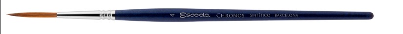 

Кисть для акварели Escoda Chronos 1354 №4 (2.82мм) круглая удлиненная