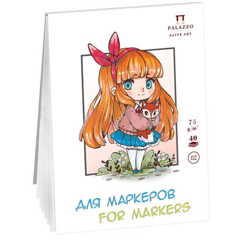

Планшет для маркеров Liliya Holding А5 (14,8х21 см) 75г 40л детский