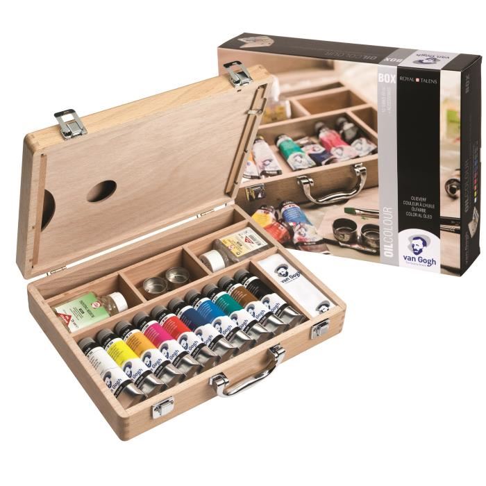 

Набор подарочный с масляными красками Talens Van Gogh Basic Box