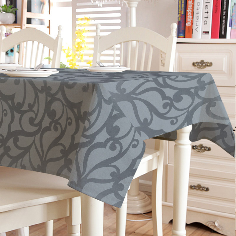 

Водоотталкивающая скатерть с акриловым покрытием Time Textile Resinado Gris Серый TT159929 140x240