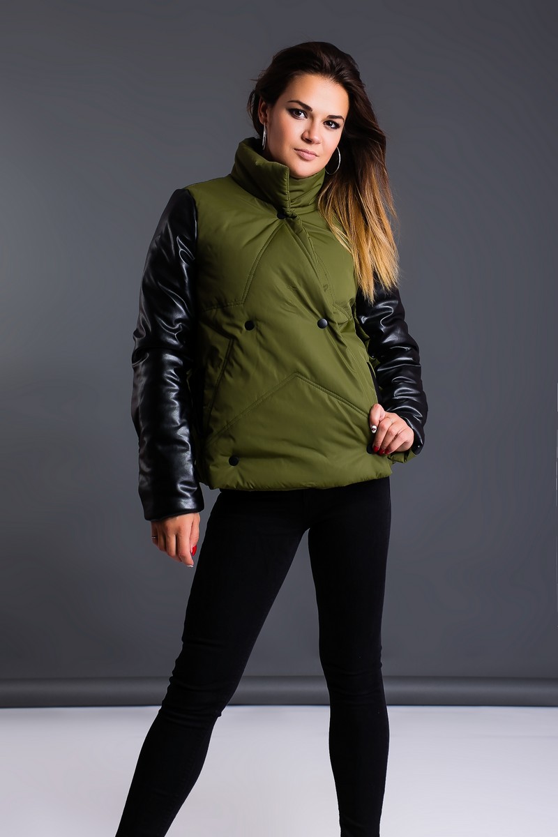 

Куртка Modna Anka 215989 M Хаки (215989-khaki-M)