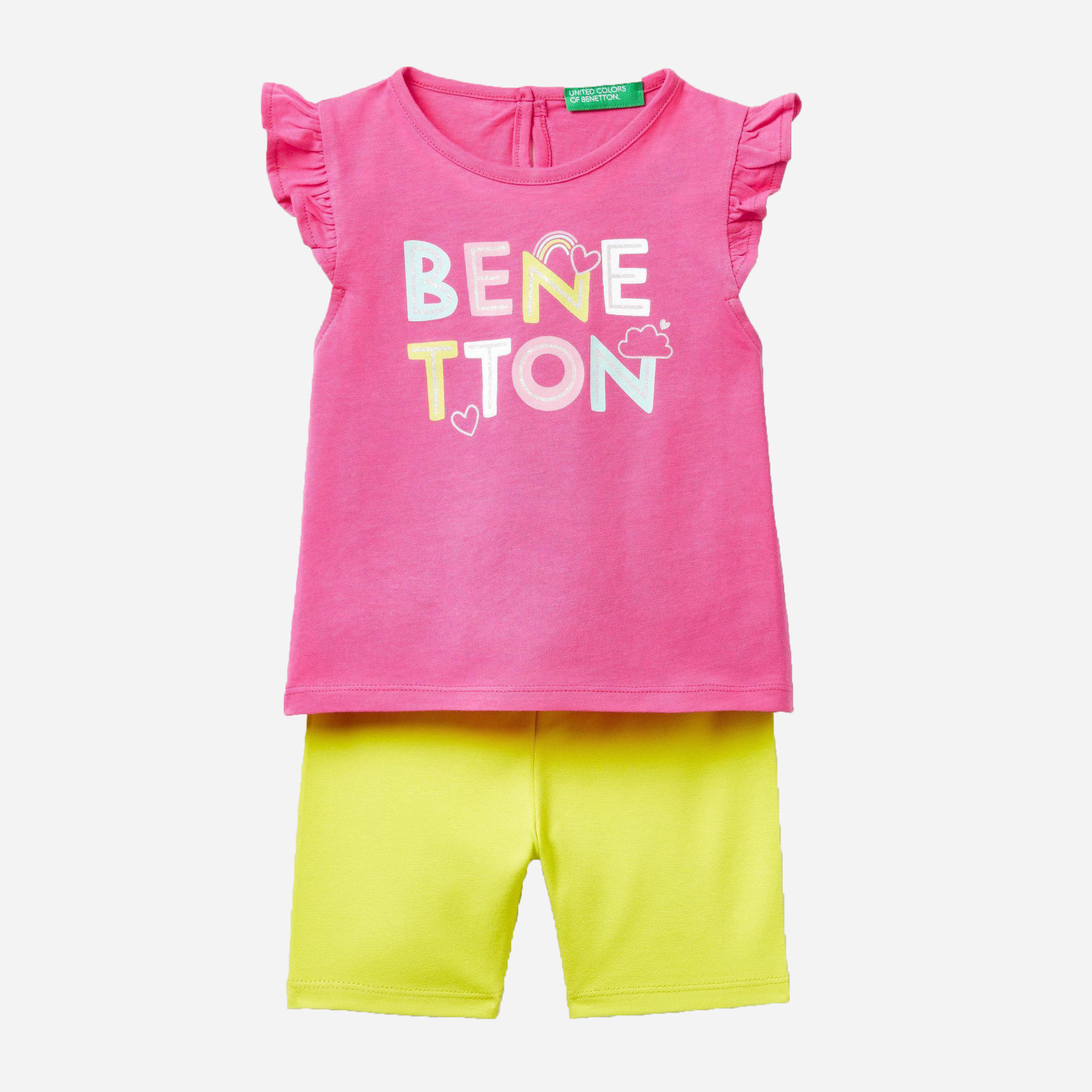 

Комплект (майка + шорты) United Colors of Benetton 3096Z11SI.P-3L5 82 см