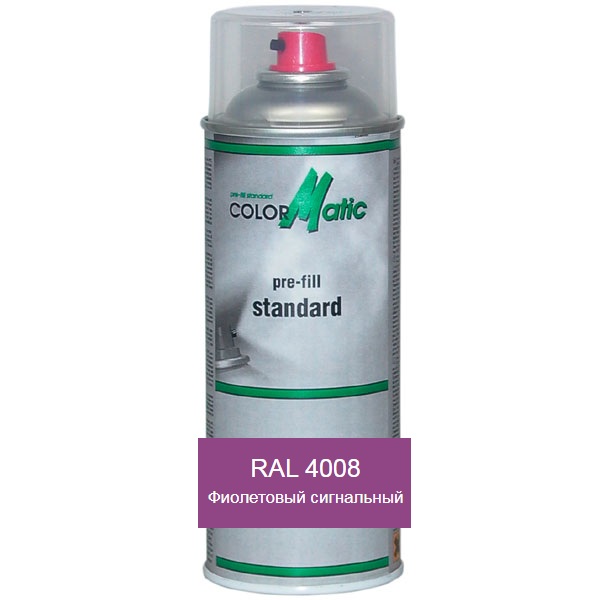 

Аэрозольная акриловая краска RAL 4008 (фиолетовый сигнальный) Mobihel (RAL 4008)