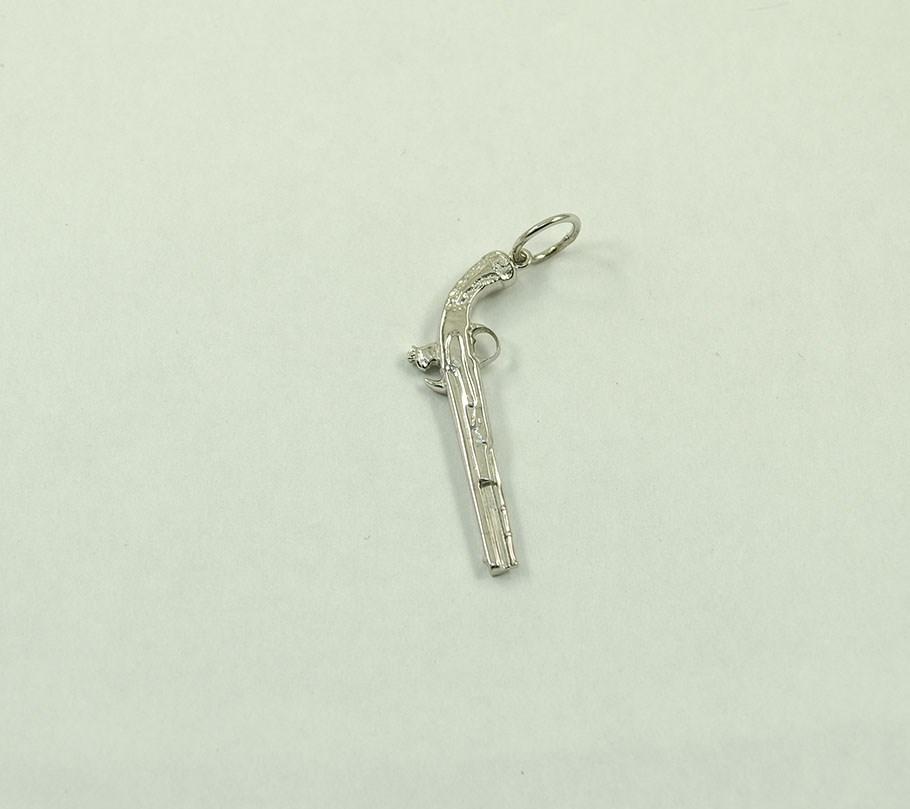 

Кулон пистолет Maxi Silver 8706