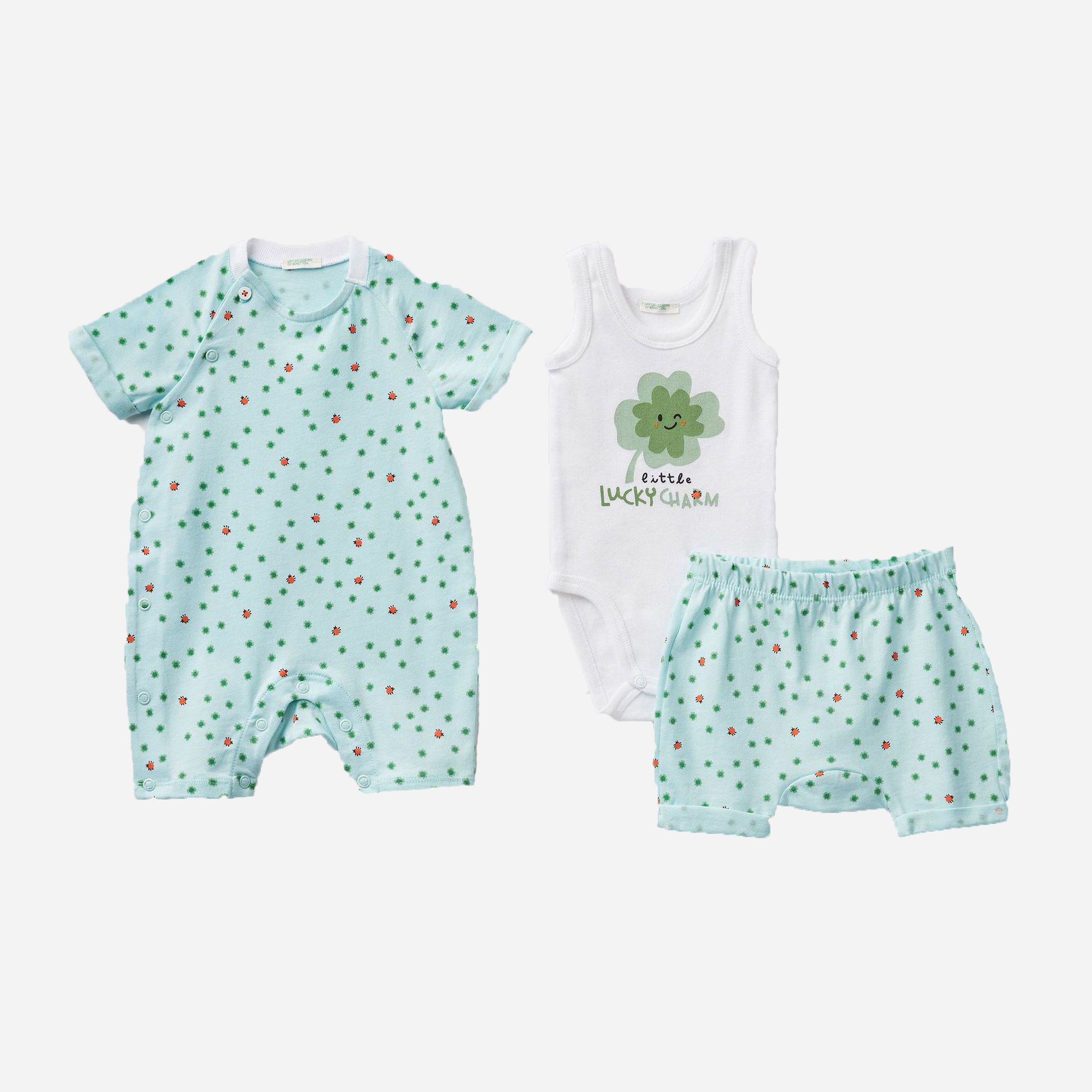 

Комплект (песочник + боди + шорты) United Colors of Benetton 36UG0T218-61C 62 см