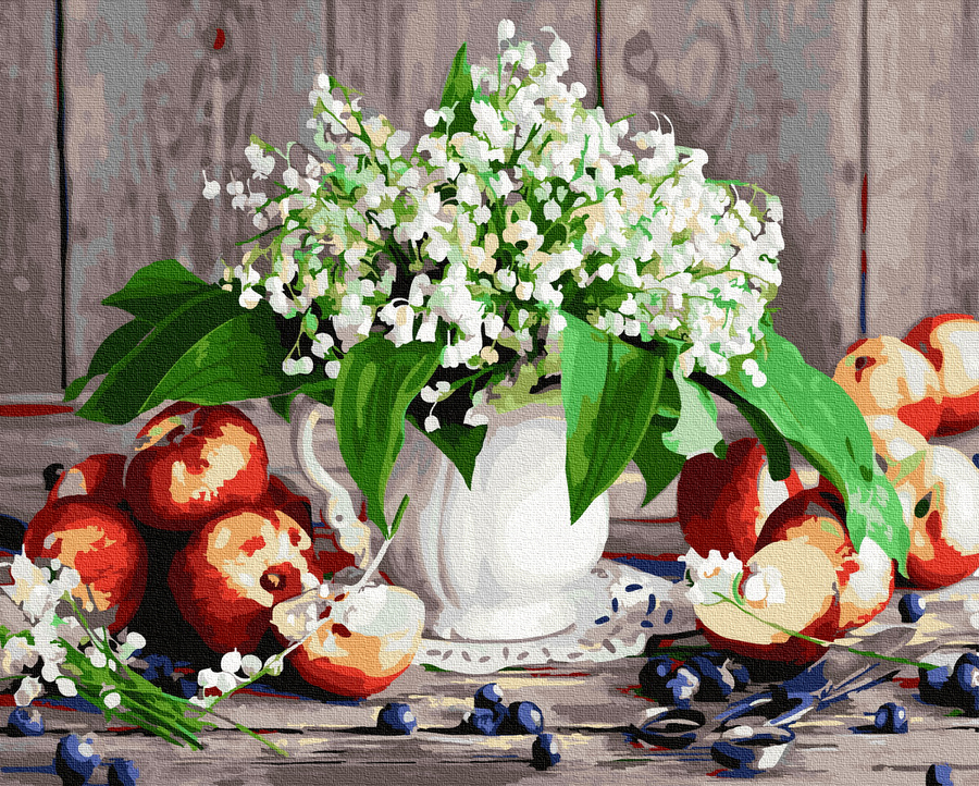 

Картина по номерам «Букет ландышей»(GX32654)