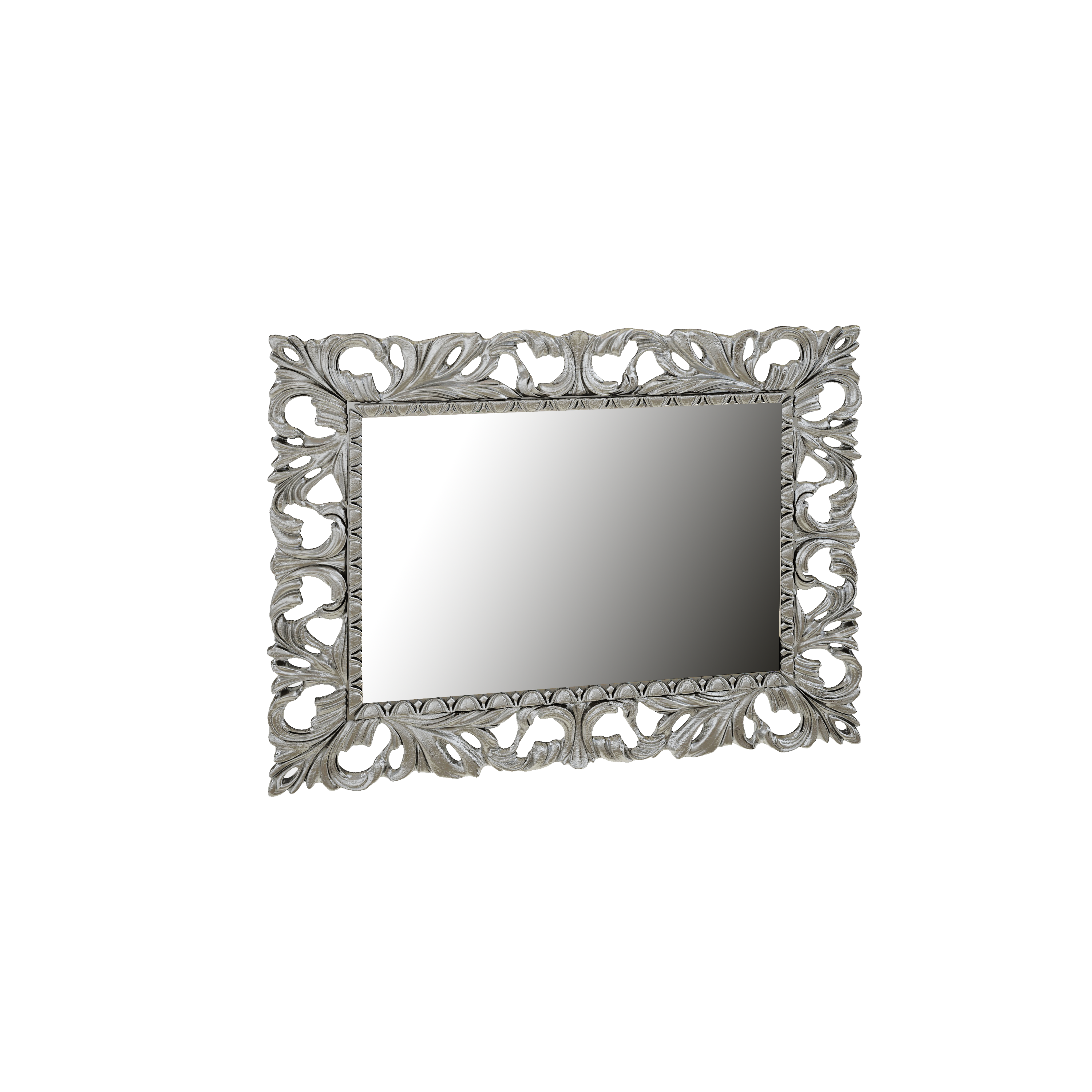

Зеркало MiroMark Пиония серебристое 1200x1000 MR-82-SL