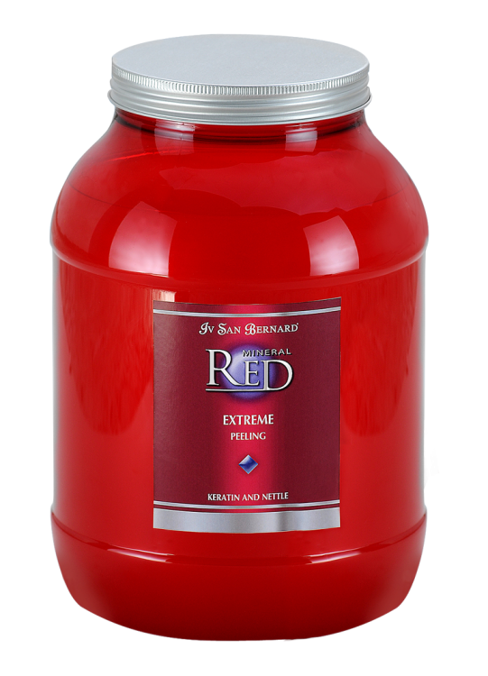 

Пилинг с кератином, крапивой и скорлупой миндаля для животных Iv San Bernard MINERAL RED Extreme 3 л