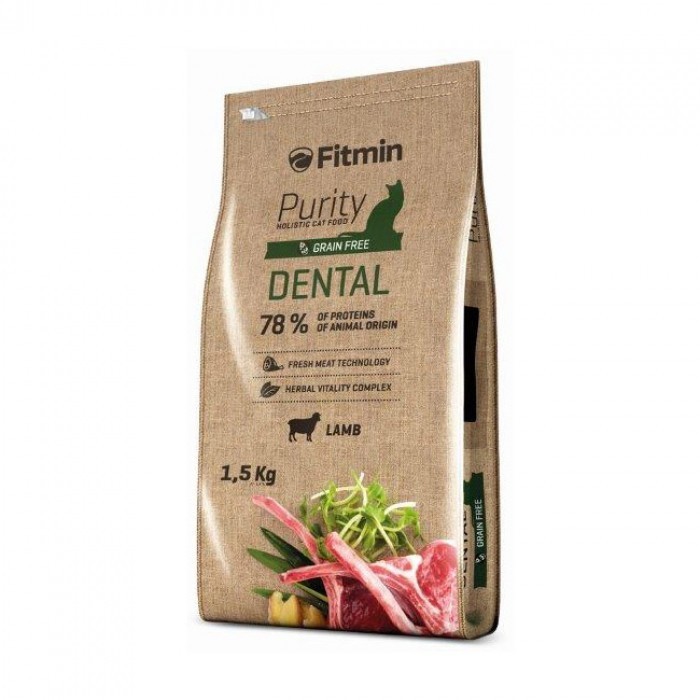 

Сухой корм для кошек (проф. зубного налета) Fitmin Purity Dental 1,5 кг