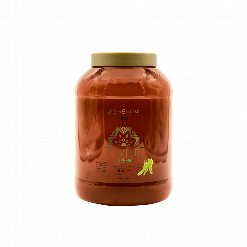 

Шампунь ревитализирующий Икорный без лаурилсульфата натрия Iv San Bernard CAVIAR GREEN Shampoo 3 л