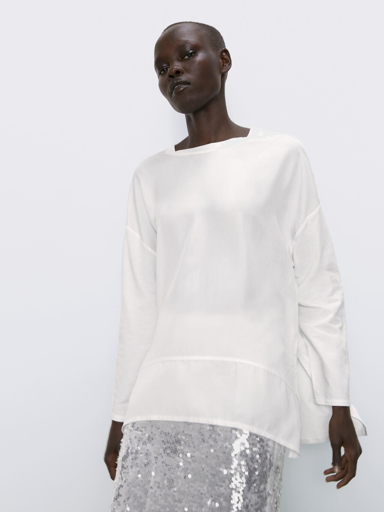 

Блузка Zara 4770/644/251-ACTS M Белая