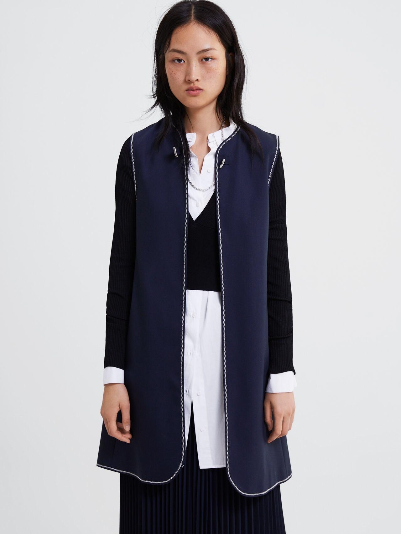 

Жилет Zara 2388/749/401-AAQJ XS Темно-синий