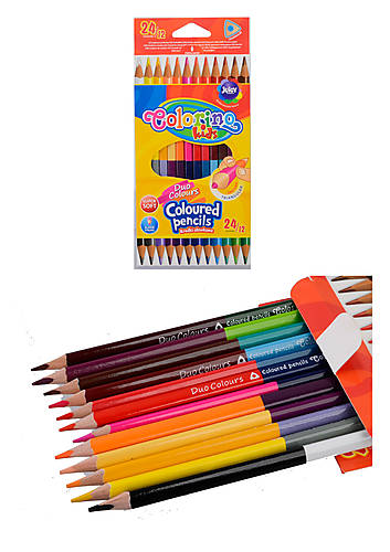 

Карандаши цветные двусторонние Colorino 24 цвета Colorino (33046PTR)