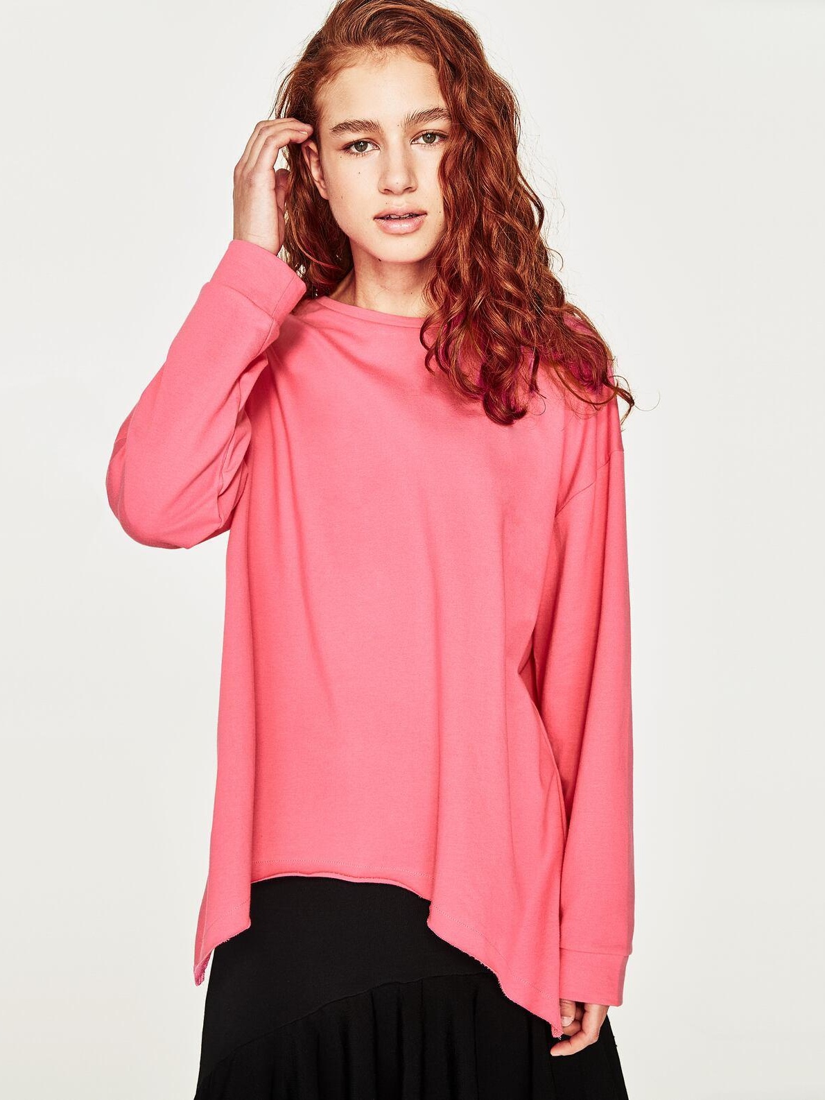 

Свитшот Zara 0909/095/630-ACWG M Розовый