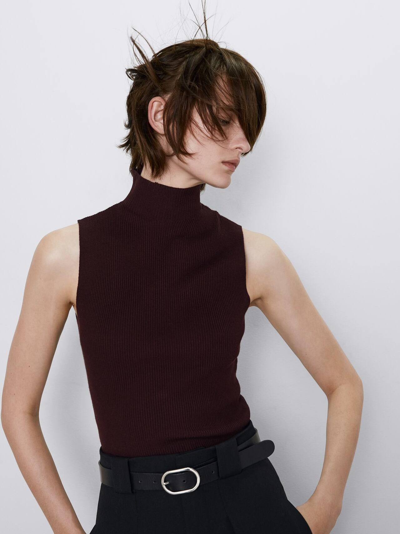 

Топ Zara 3519/120/681-ACXF S Сливовый
