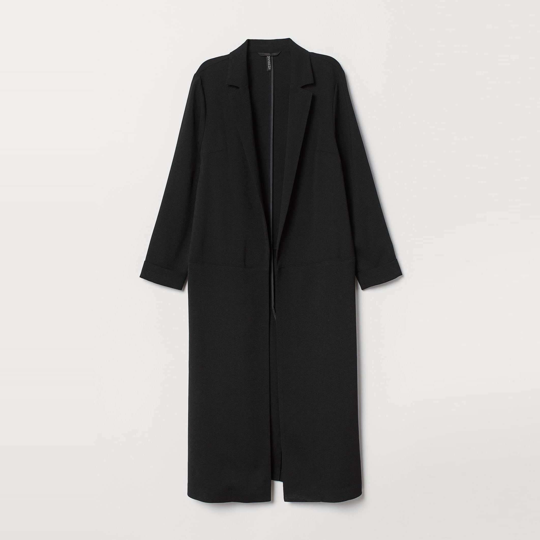 

Тренч H&M 6789689-AAAD XS Черный