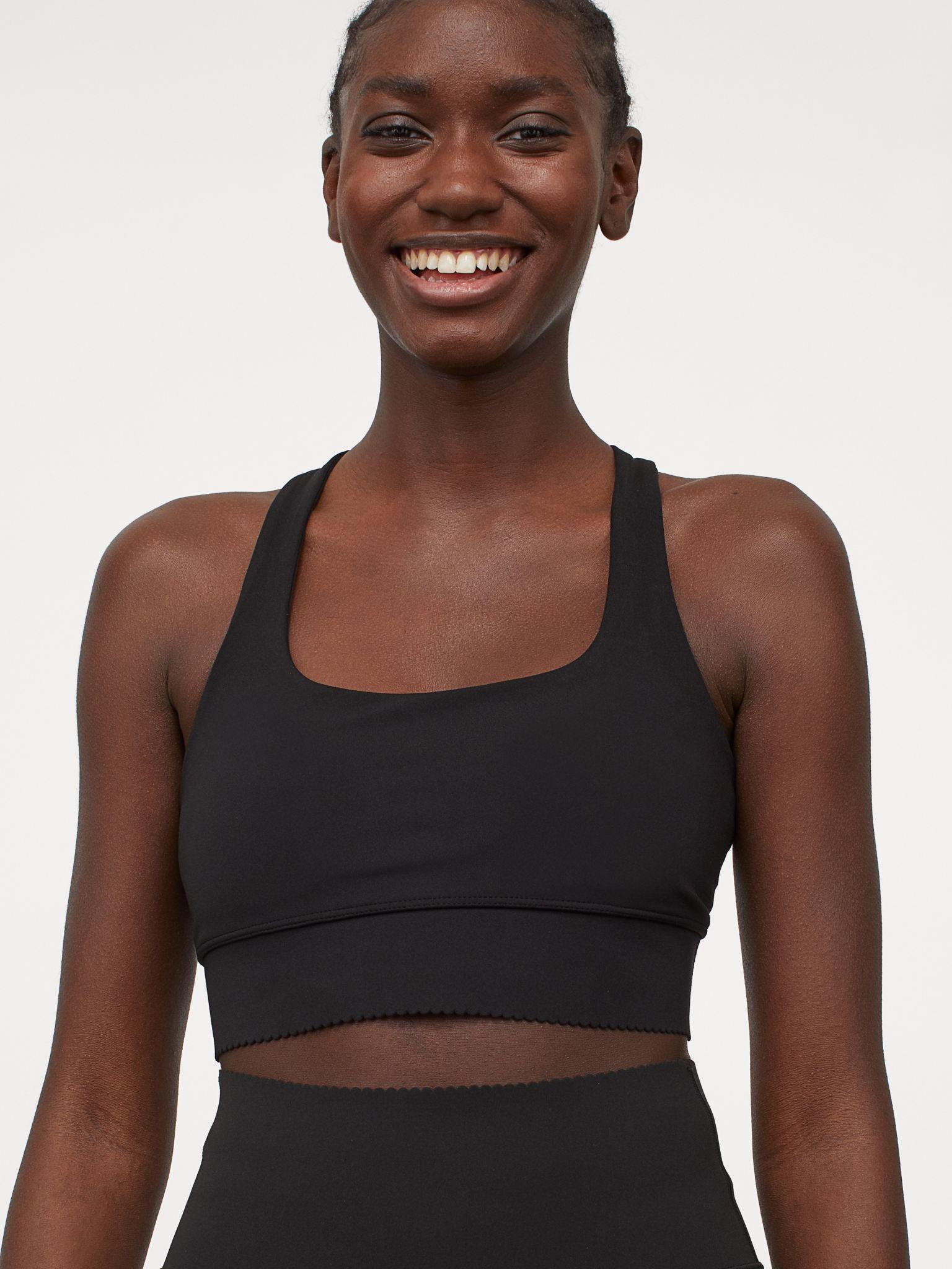

Спортивный топ H&M 8517742-AAAD L Черный