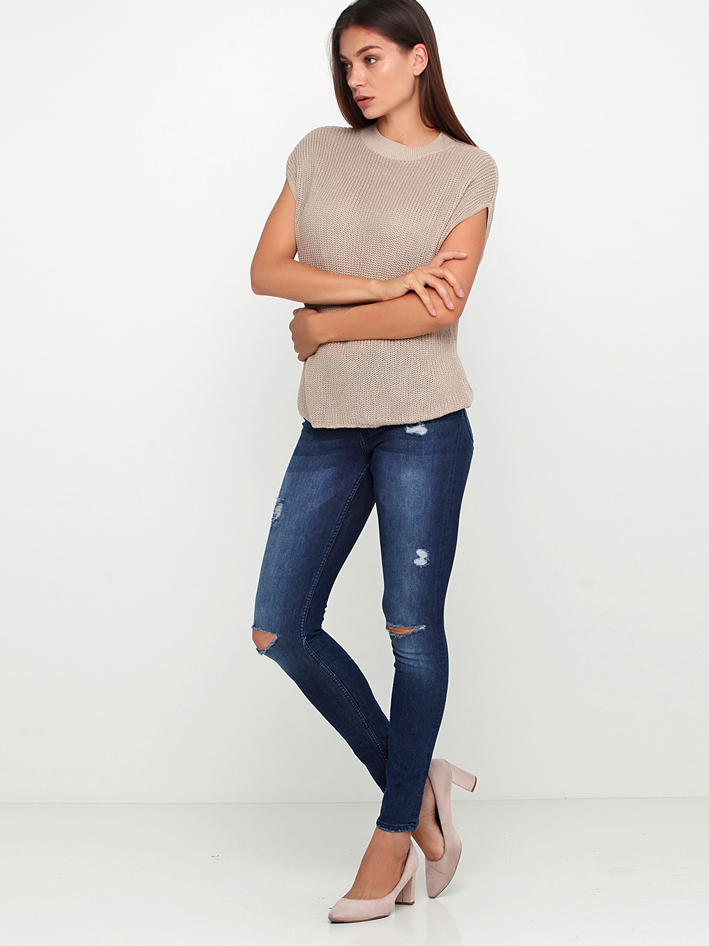 

Джинсы H&M 0463827_02 36 Темно-синие