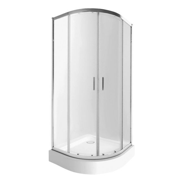 

Набор Qtap душевая кабина Taurus CRM1011AC6 Clear + поддон Uniarc 301115