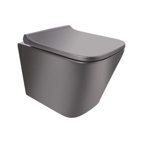 

Унитаз подвесной Qtap Tern безободковый с сидением Slim Soft Close QT1733052ERMB