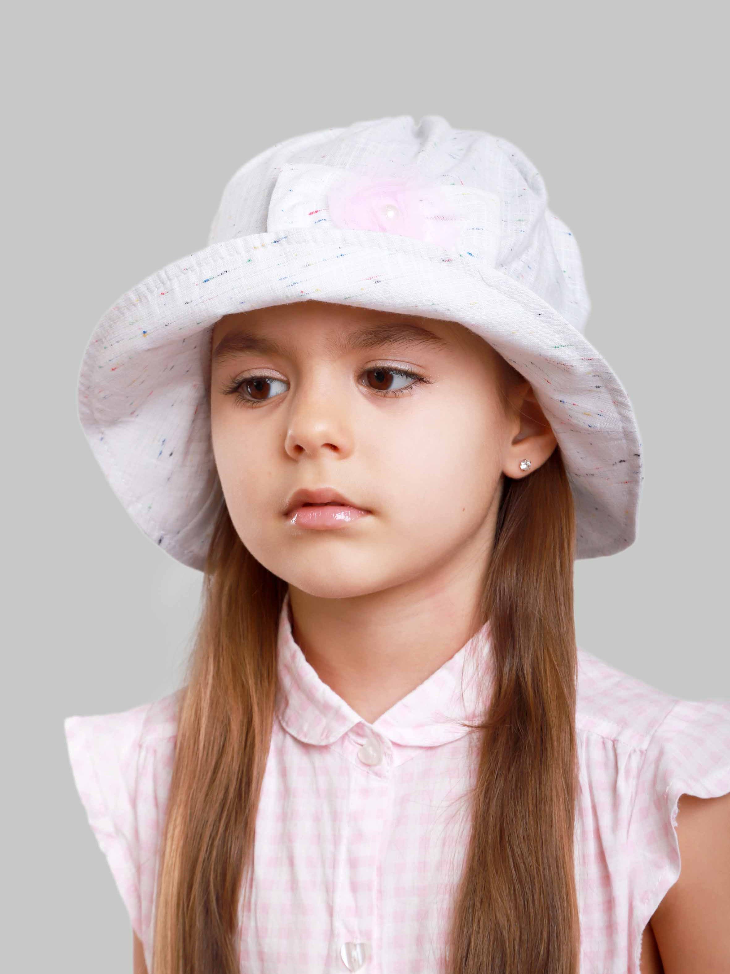 

Панама Elf-kids Александра 54 см Молочная в крапинку