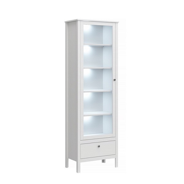 

Витрина высокая MEBELBOS OLE белый 201 х 65 х 37 OLE1w1s