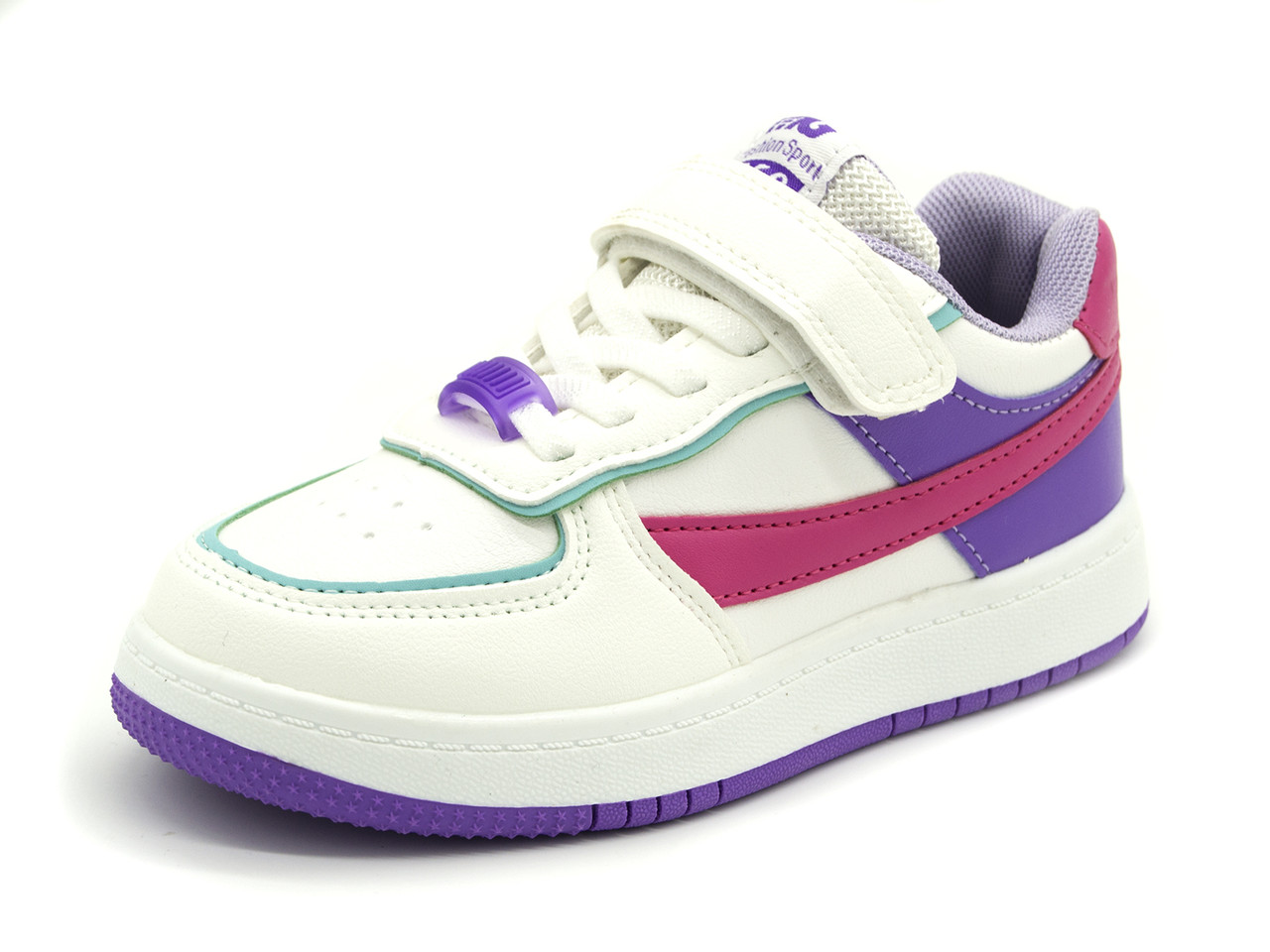 

Кроссовки Y.Top 35 (21 см) Розово-фиолетовый (LQ3002 white-purple 35 (21 см))